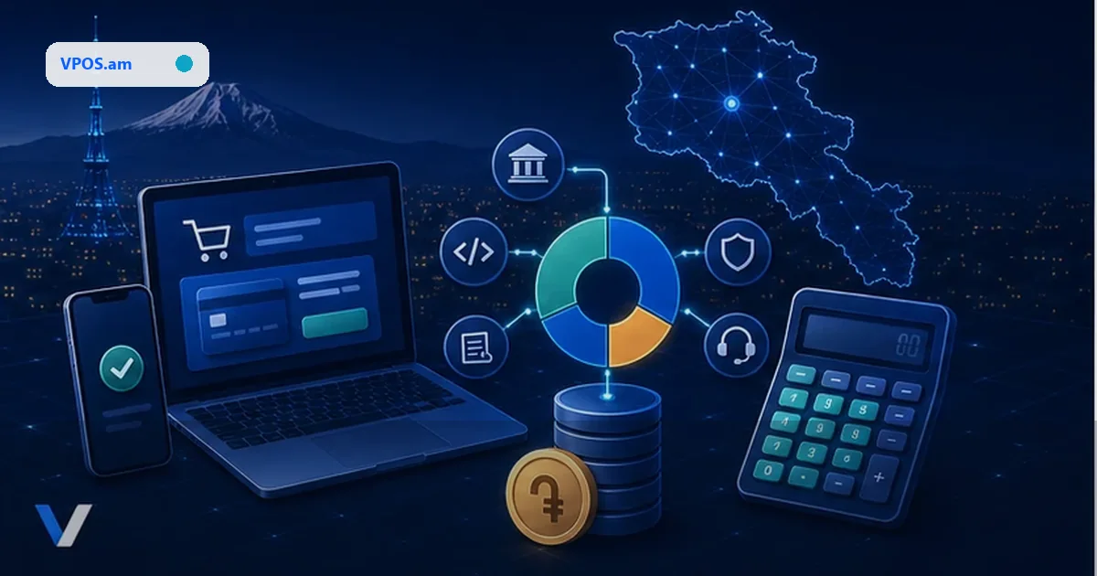 What does it cost to connect online payments in Armenia?