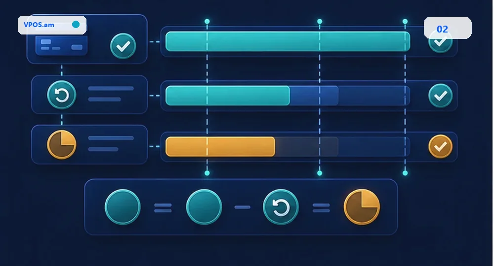Partial-refund ledger